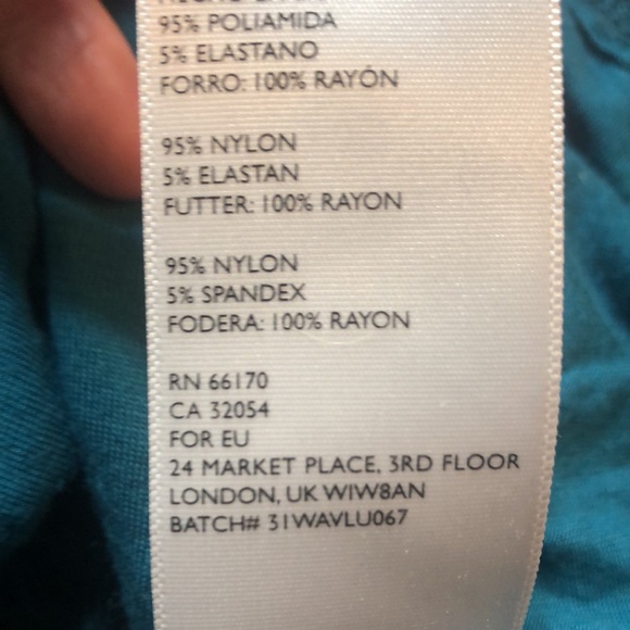 PINS AND NEEDLES Long Sleeve Crop Top Size L - Picture 8 of 8